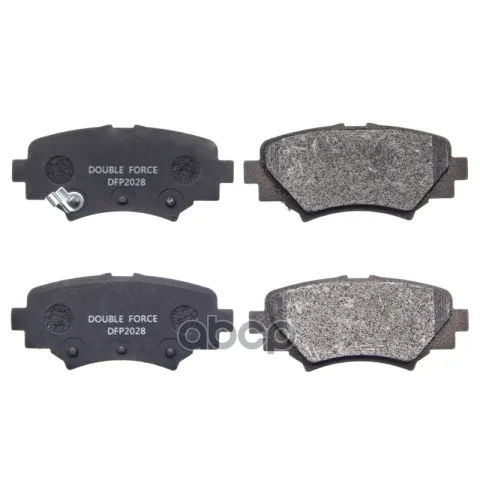 Колодки тормозные дисковые задние Double Force