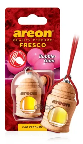 Ароматизатор "AREON FRESCO" флакон с деревянной крышкой "Bubble Gum" 051-307