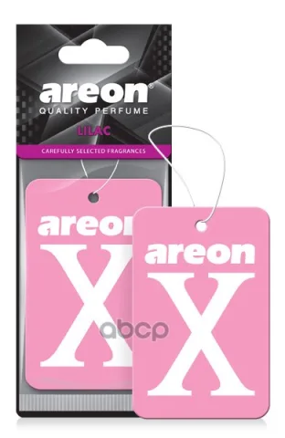 Ароматизатор "AREON REFRESHEMENT X-VERSION" бумажный "PINK - Lilac"  AXV-012  (мин.упак.10шт)