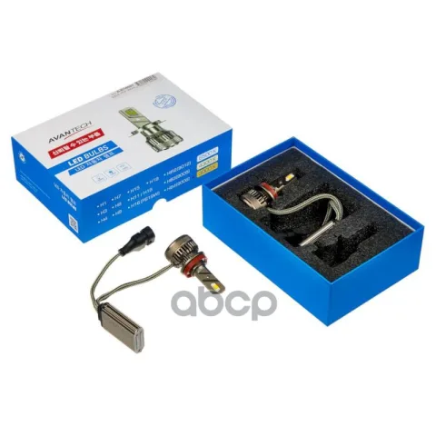 Лампа светодиодная  LED Avantech H11 / H16 12V/24V 45W, 3000К (комплект 2 шт.)