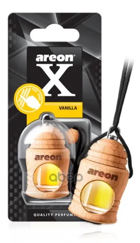 Ароматизатор "AREON FRESCO X-VERSION" флакон с деревянной крышкой "Ваниль" 051-Х02 — фотография товара