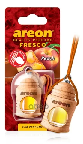 Ароматизатор "AREON FRESCO" флакон с деревянной крышкой "Персик" 051-324