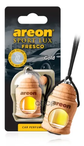 Ароматизатор AREON FRESCO SPORT LUX Gold(Золото) — фотография товара