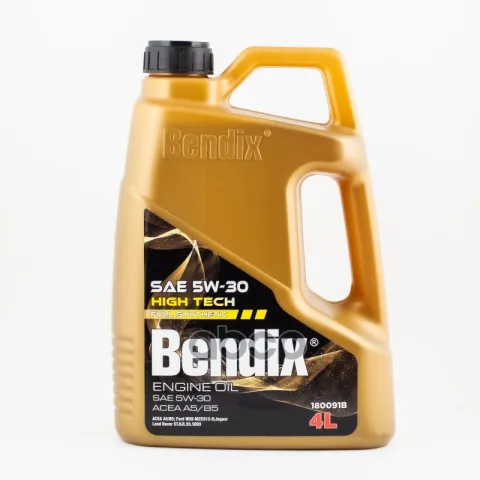 Масло моторное 4л.  синтетика BENDIX HIGH TECH 5W-30 A5 ACEA A5/B5 STJLR.03.5003 Ford WSS-M2C913-D