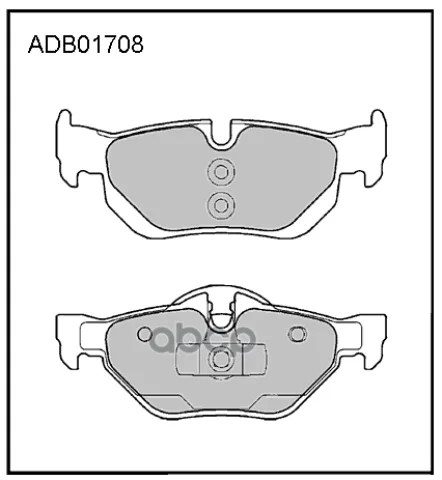 Колодки тормозные задние BMW 1 (E81  E87) 06-12 / BMW 3 (E90) 04-11 / BMW X1 (E84) 09-15