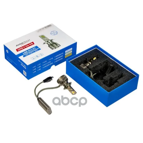 Лампа светодиодная  LED Avantech H7 12V/24V 45W, 3000К (комплект 2 шт.)