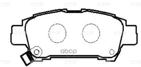 Колодки тормозные дисковые TOYOTA Alphard 2002 - 2008 / Avensis Verso 2001 - 2009 / Estima 1999 - 20 — фотография товара