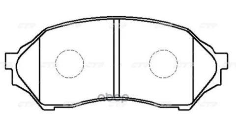 Колодки тормозные дисковые MAZDA GK0647