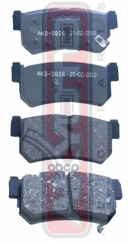 Колодки тормозные дисковые задние