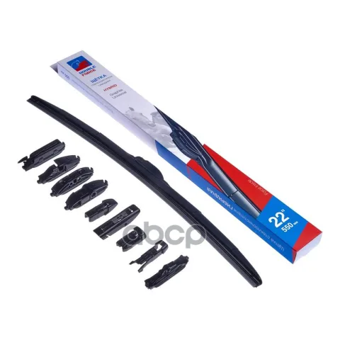 Щетка стеклоочистителя гибридная Double Force 550 мм (22")