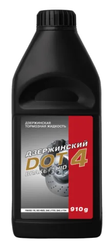 Жидкость тормозная Дзержинский DOT-4 910г