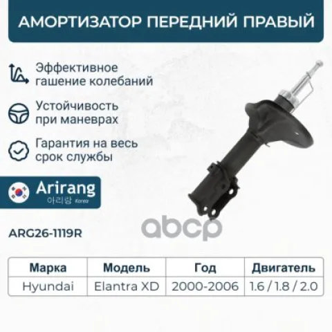 Амортизатор передний правый GAS — фотография товара