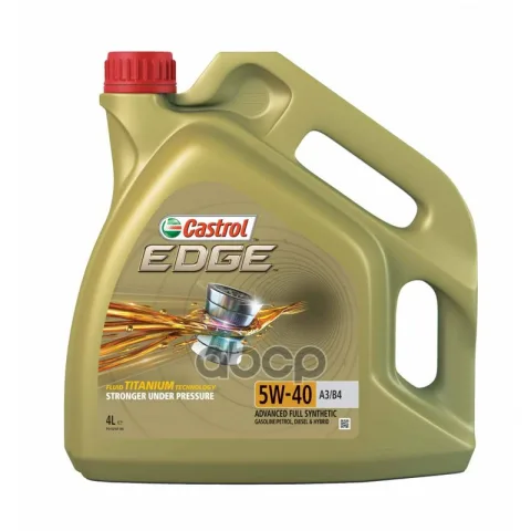 Моторное масло Castrol EDGE 5W-40 A3/B4 4л 15BA5D