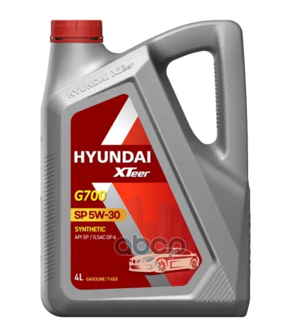 Моторное масло для легковых автомобилей HYUNDAI XTeer G700 SP/SQ 5W-30 (4л)