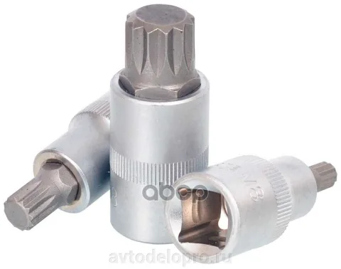 Головка со вставкой 1/2" SPLINE M14, длина 55мм (АвтоДело)
