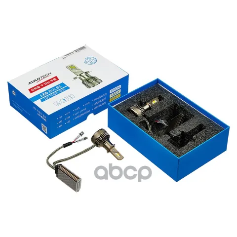 Лампа светодиодная  LED Avantech H3 12V/24V 45W, 3000К (комплект 2 шт.)