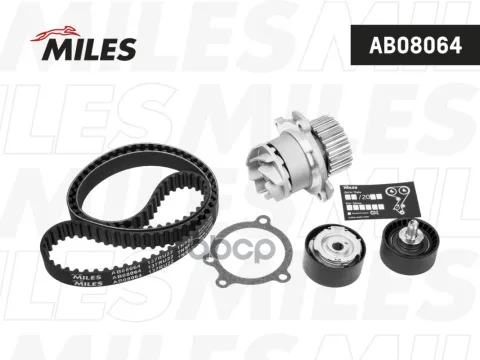 Комплект ремня ГРМ LADA PRIORA/KALINA 1.4/1.6 16V (с помпой) AB08064