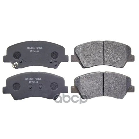 Колодки тормозные дисковые передние Double Force Замена для арт. DFP1006