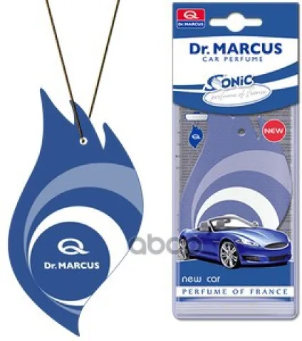 Ароматизатор Др.Маркус SONIC бумажный New Car ЧЗ ОСУ