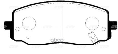 Колодки тормозные дисковые KIA GK0532