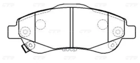 Колодки HONDA (CR-V III,IV) — фотография товара