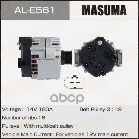 Генератор MERCEDES-BENZ / M 272, M 156, M 273    (14V/180A)