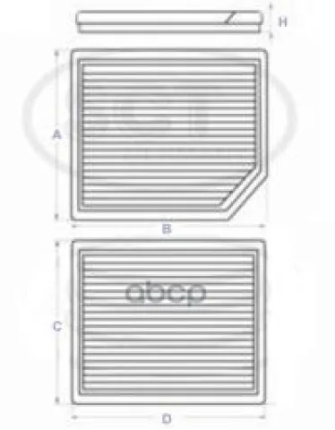 Салонный фильтр MERCEDES W210/W220/C215   угольный