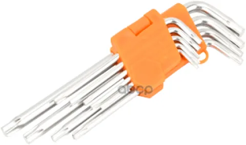 Набор ключей TORX  9 шт (Т10,Т15,Т20,Т25,Т27,Т30,Т40,Т45,Т50) (АвтоДело)