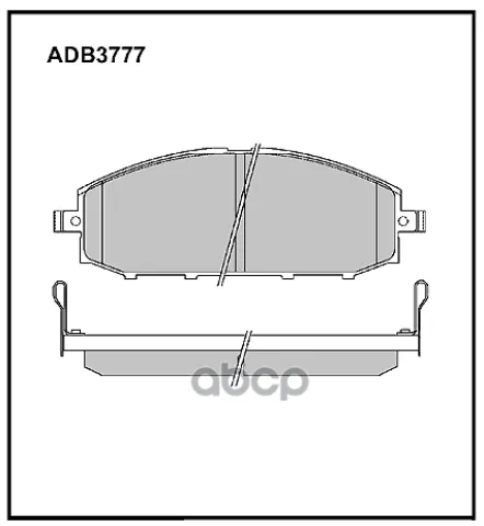 Колодки тормозные передние Nissan Patrol 97-07