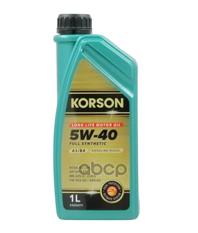 Масло моторное 5W-40 A3/B4 1L