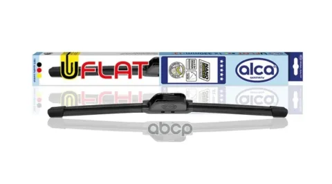 Щетка стеклоочистителя 330мм бескаркасная  (Alca) под крючок U-FLAT