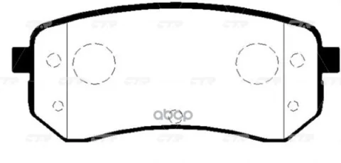 Колодки тормозные дисковые KIA GK0545