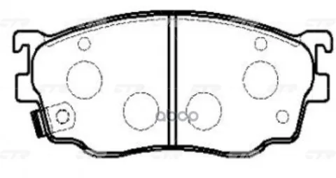 Колодки тормозные дисковые MAZDA GK0665