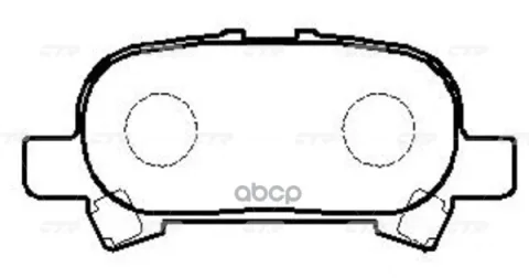 Колодки тормозные дисковые TOYOTA Avalon 1999 - 2012 / Pronard 2000 - 2007 / Solara 1998 - 2008 — фотография товара