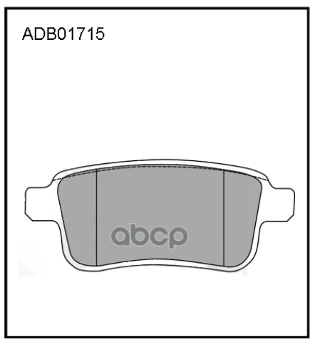 Колодки тормозные задние Renault Kangoo 08-> / Mercedes-Benz Citan 12->