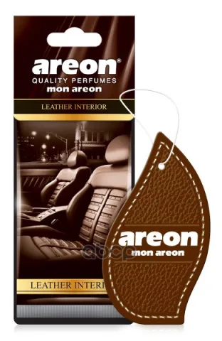 Ароматизатор AREON бумажный MON Leather Interior(Кожаный Салон)~ ЧЗ ОСУ — фотография товара