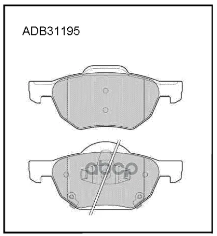 Колодки тормозные передние Honda Accord VII 03-12
