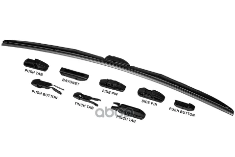Щетка стеклоочистителя с адаптерами 28/700 mm, (гибридная) TOYOTA YARIS (_P13_) 06/18-, TOYOTA YARIS