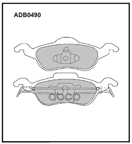 Колодки тормозные передние Ford Focus I 98-04
