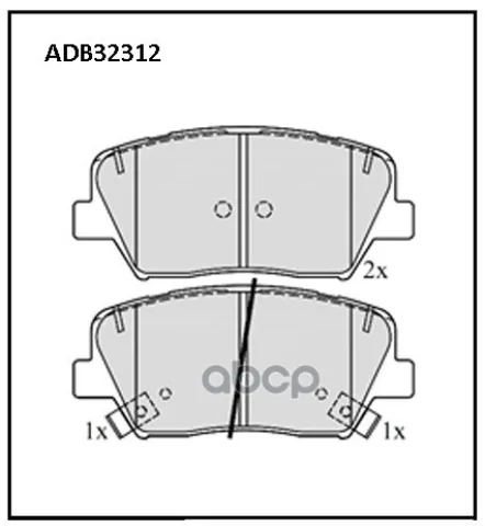 Колодки тормозные HYUNDAI/KIA Accent/Creta/Cerato FR 11/10-