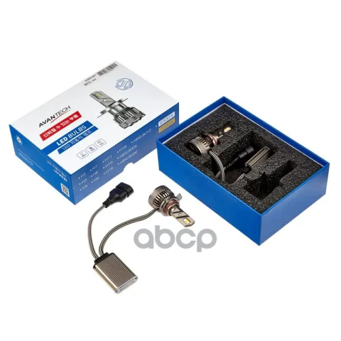 Лампа светодиодная LED Avantech 9012 12V 45W, 4300K 4500lm (комплект 2 шт.)