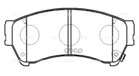 Колодки тормозные дисковые MAZDA 6 2007 - 2013