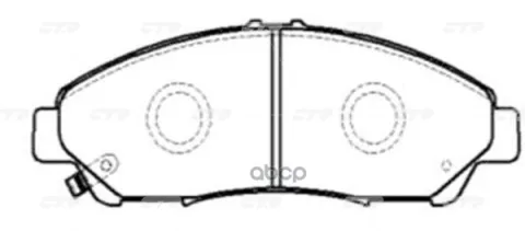 Колодки тормозные дисковые HONDA Legend 2015 - 2021 / Pilot 2008 - 2015   ACURA RLX 2012 - 2020 / MD — фотография товара