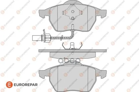 Колодки тормозные VAG A4/A6 1.6-1.8T 1.9TDI-2.5TDI 2.6-2.8 3.2FSI 95> передн.