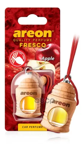 Ароматизатор "AREON FRESCO" флакон с деревянной крышкой "Красное яблоко" 051-311