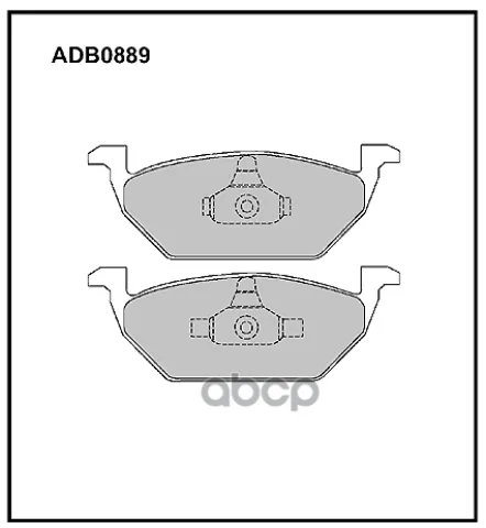 Колодки тормозные передние VW Golf IV  V  VI  Jetta IV  IV  Polo IV  V  VI / Skoda Fabia I  Fabia II