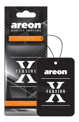 Ароматизатор "AREON REFRESHEMENT X-VERSION" бумажный "Tutti Frutti" AXV-007 (мин.упак.10шт)