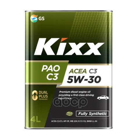 Масло моторное KIXX PAO синт. 5W-30 4л.