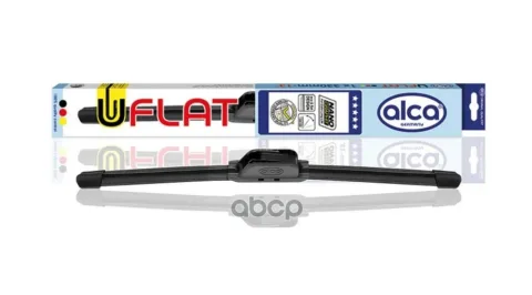Щетка стеклоочистителя 650мм бескаркасная под крючок (Alca) U-FLAT