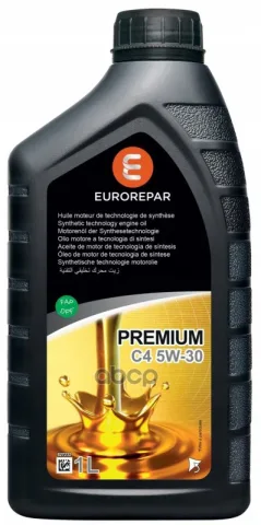 Масло моторное EUROREPAR PREMIUM  C4 5W30 1л.